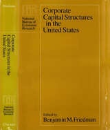 cover of Corporate Capital Structures in the United States