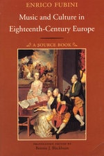 cover of Music and Culture in Eighteenth-Century Europe: A Source Book