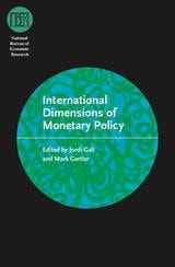 cover of International Dimensions of Monetary Policy
