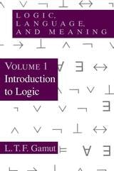 cover of Logic, Language, and Meaning, Volume 1: Introduction to Logic