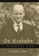 cover of On Niebuhr: A Theological Study