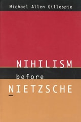cover of Nihilism Before Nietzsche