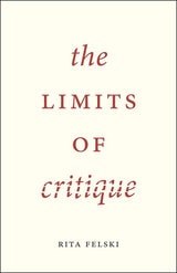 cover of The Limits of Critique
