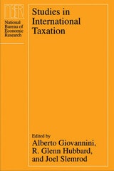 cover of Studies in International Taxation