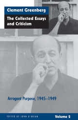 cover of The Collected Essays and Criticism, Volume 2: Arrogant Purpose, 1945-1949