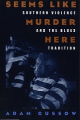 cover of Seems Like Murder Here: Southern Violence and the Blues Tradition