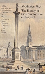 cover of The History of the Common Law of England