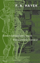 cover of Individualism and Economic Order