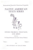 cover of Otomi Parables, Folktales, and Jokes