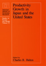 cover of Productivity Growth in Japan and the United States
