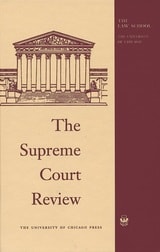 cover of The Supreme Court Review, 2006