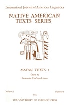 cover of Mayan Texts: Volumes I, II, and III
