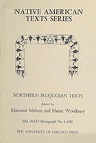 cover of Northern Iroquoian Texts
