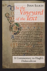 cover of In the Vineyard of the Text: A Commentary to Hugh's Didascalicon