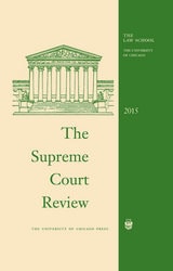 cover of The Supreme Court Review, 2015