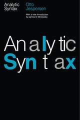 cover of Analytic Syntax