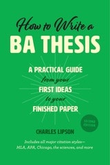 cover of How to Write a BA Thesis, Second Edition: A Practical Guide from Your First Ideas to Your Finished Paper
