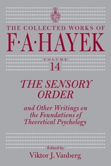 cover of The Sensory Order and Other Writings on the Foundations of Theoretical Psychology