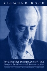 cover of Psychology in Human Context: Essays in Dissidence and Reconstruction
