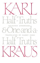 cover of Half-Truths and One-and-a-Half Truths: Selected Aphorisms