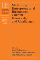 cover of Measuring Entrepreneurial Businesses: Current Knowledge and Challenges