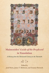 cover of Maimonides' "Guide of the Perplexed" in Translation: A History from the Thirteenth Century to the Twentieth