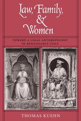 cover of Law, Family, and Women: Toward a Legal Anthropology of Renaissance Italy