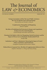 cover of JLE vol 60 num 1
