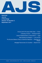 cover of AJS vol 123 num 2