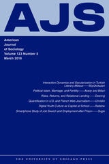 cover of AJS vol 123 num 5