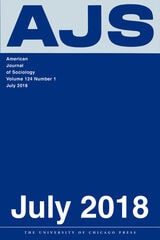 cover of AJS vol 124 num 1
