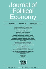 cover of JPE vol 126 num 4