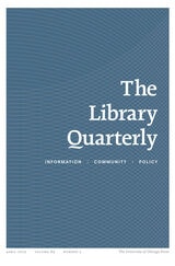 cover of LQ vol 89 num 2