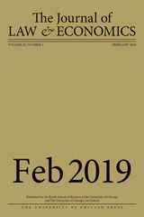 cover of JLE vol 62 num 1