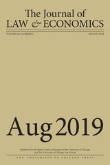 cover of JLE vol 62 num 3
