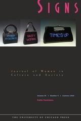 cover of Signs: Journal of Women in Culture and Society, volume 45 number 4 (Summer 2020)