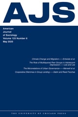 cover of AJS vol 125 num 6