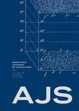 cover of AJS vol 126 num 1