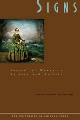 cover of Signs: Journal of Women in Culture and Society, volume 46 number 1 (Autumn 2020)
