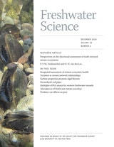 cover of Freshwater Science, volume 39 number 4 (December 2020)