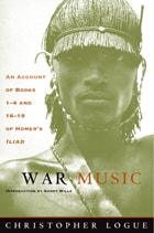 cover of War Music: An Account of Books 1-4 and 16-19 of Homer's Iliad