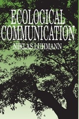 cover of Ecological Communication
