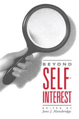 cover of Beyond Self-Interest