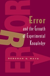 cover of Error and the Growth of Experimental Knowledge