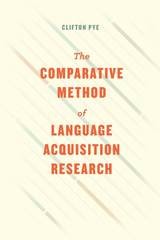 cover of The Comparative Method of Language Acquisition Research