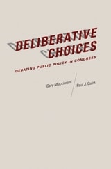 cover of Deliberative Choices: Debating Public Policy in Congress