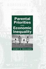 cover of Parental Priorities and Economic Inequality