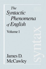 cover of The Syntactic Phenomena of English, Volume 1