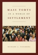 cover of Mass Torts in a World of Settlement