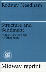 cover of The Structure and Sentiment